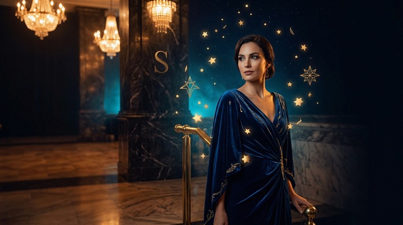 Beleuchtete Spieltische mit Karten und Chips